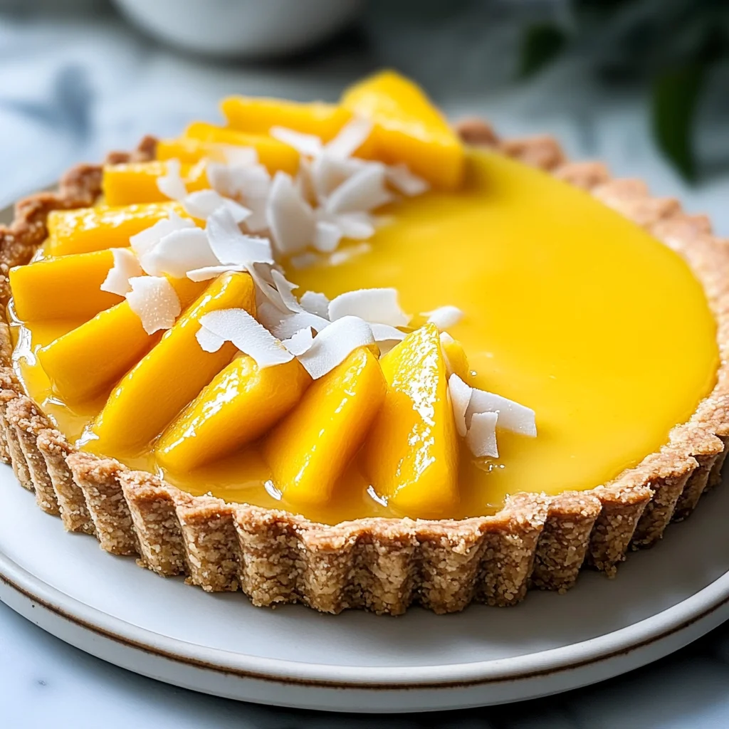 Mango Curd Tart Recipe