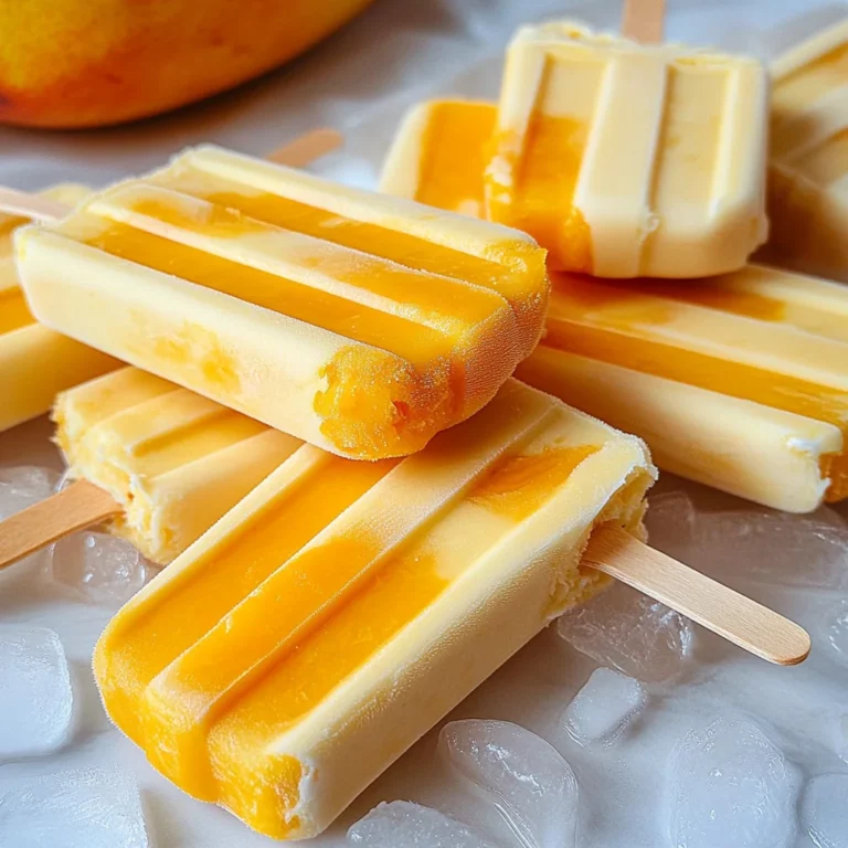 Mango Popsicles