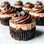 Mini Triple Chocolate Cheesecakes