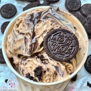 Oreo Fudge Cappuccino Ice Cream