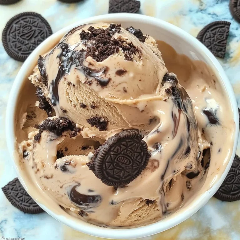 Oreo Fudge Cappuccino Ice Cream