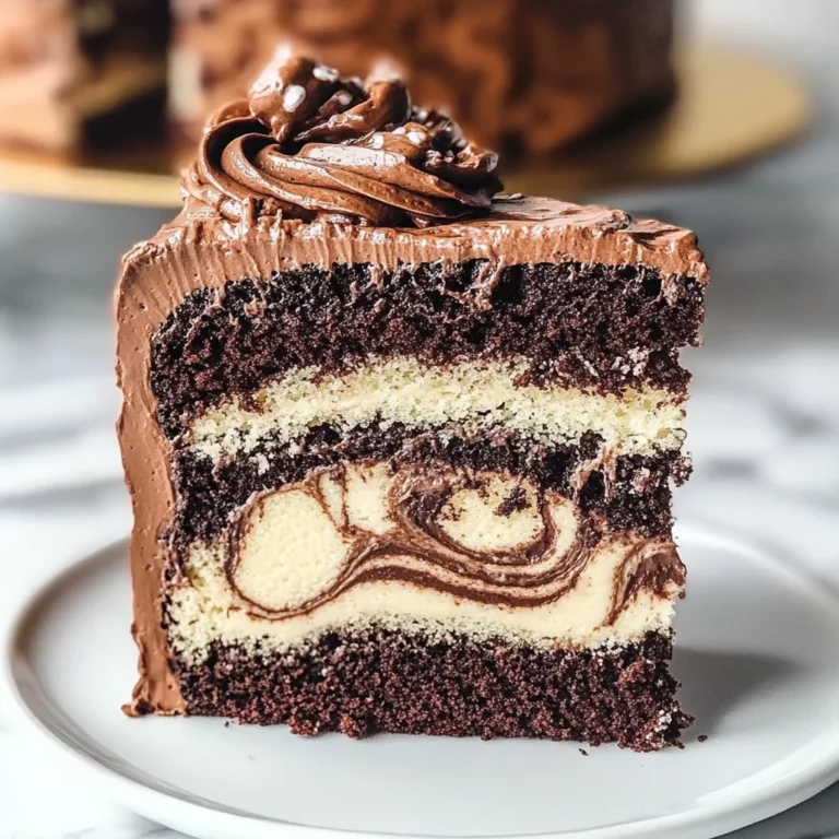 Perfect Marble Cake with Chocolate Buttercream: The Ultimate Swirled Dessert