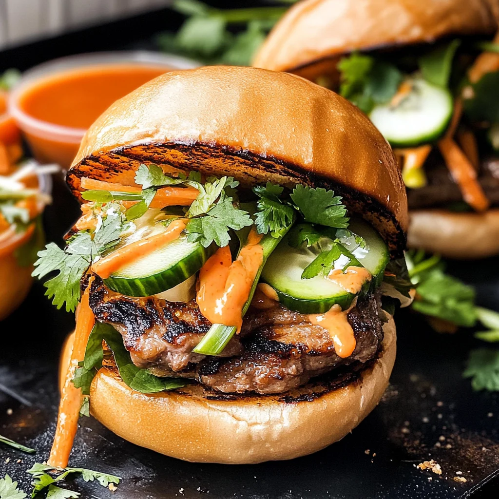 Pork Banh Mi Burger