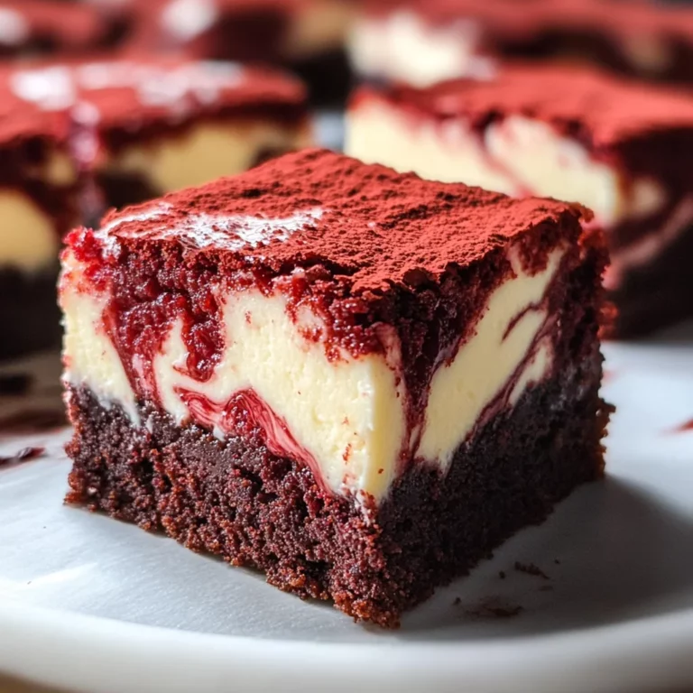 Red Velvet Cheesecake Brownies Recipe