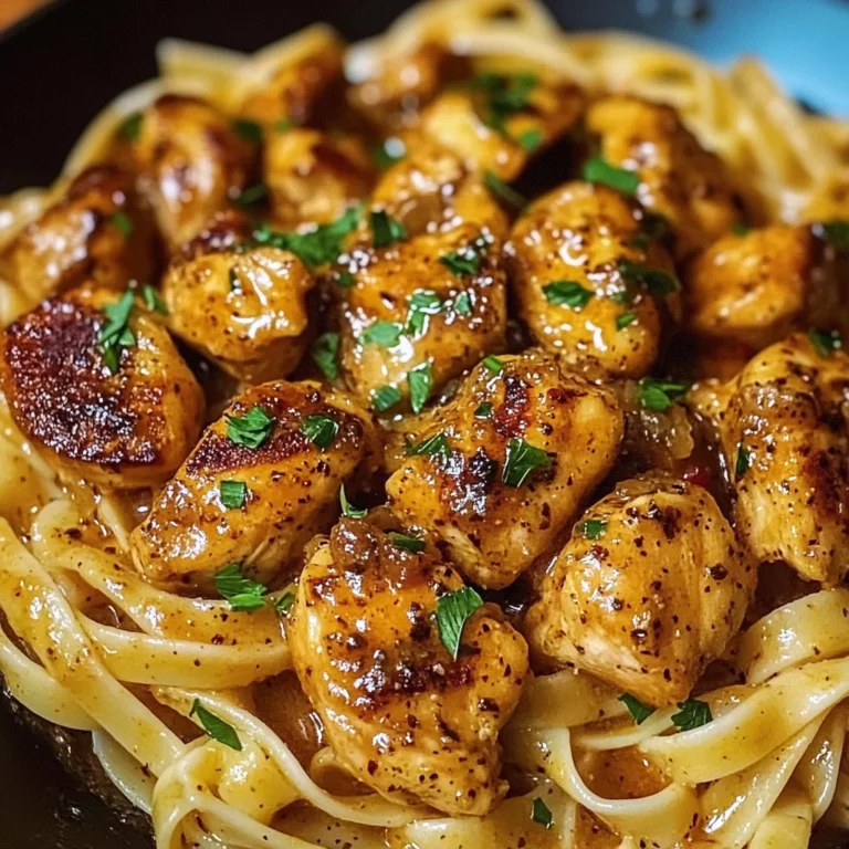 Spicy Cajun Honey Butter Chicken & Pasta