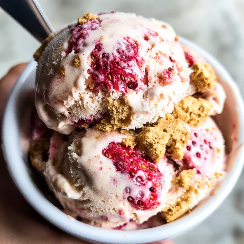 Strawberry Cheesecake Ice Cream
