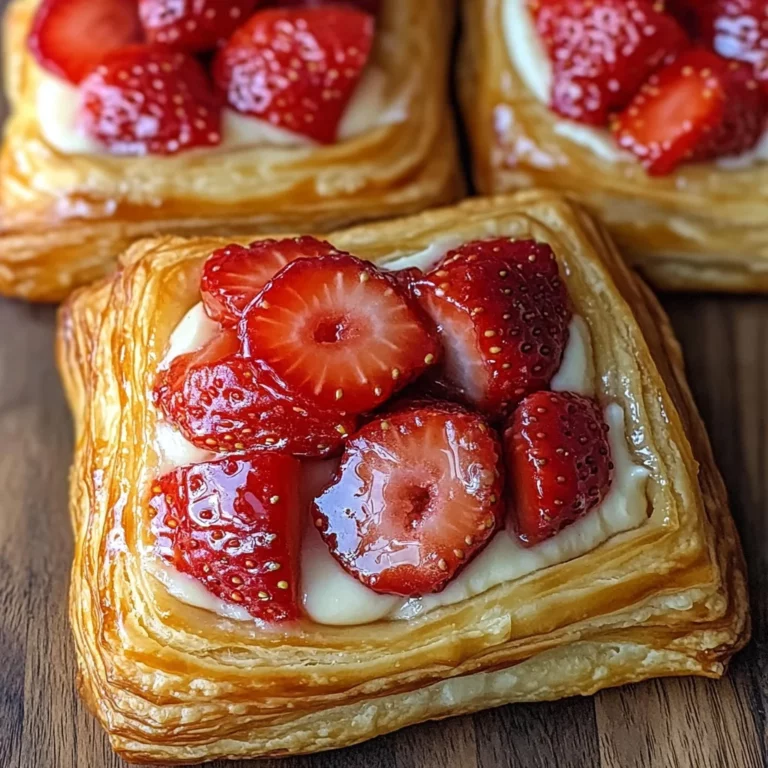 Strawberry Danish with Cream Cheese: A Delightful Pastry You’ll Love