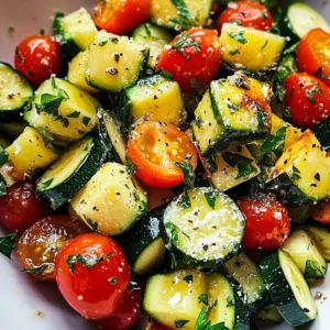 Summer Zucchini Salad