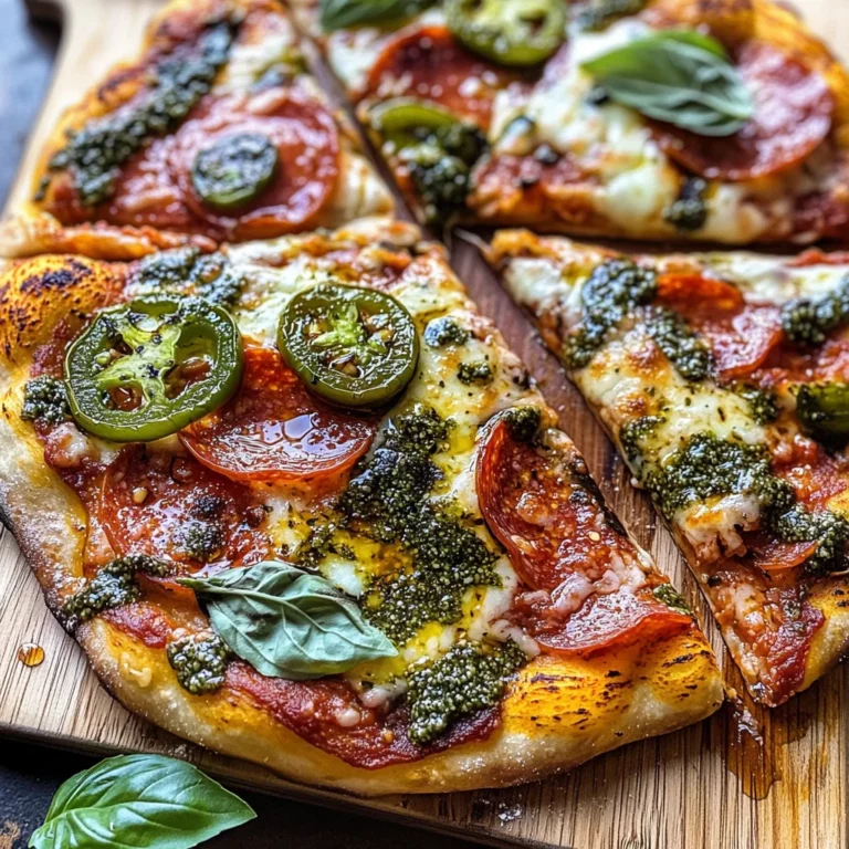 Sweet and Spicy Tomato Basil Pepperoni Pizza