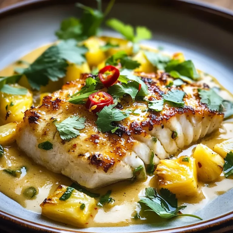 Tropical Grouper with Spicy Coconut Recipe