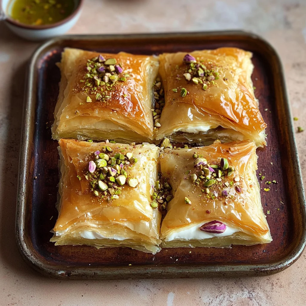 Warbat bil Ashta / Shaabiyat (Middle Eastern Cream Stuffed Pastries)