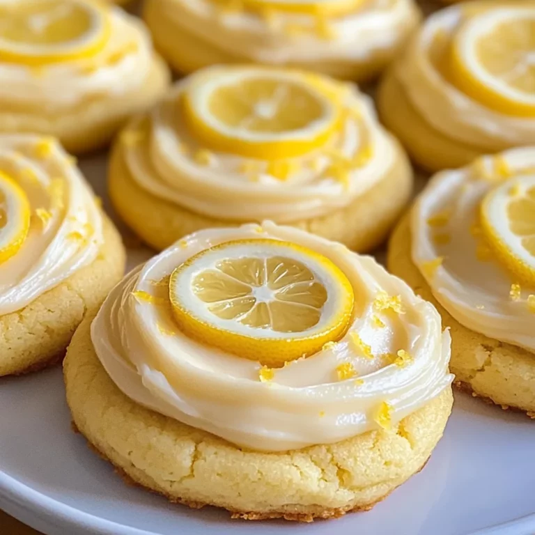 Zesty Lemon Frosted Cookies: A Tangy Delight to Brighten Your Day