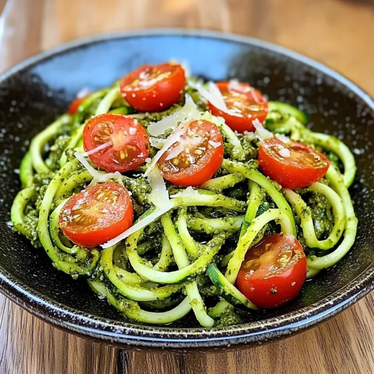 Zucchini Noodles with Pesto