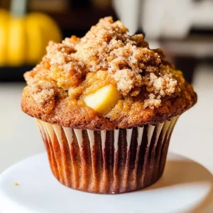 Apple Pumpkin Streusel Muffins Small Batch