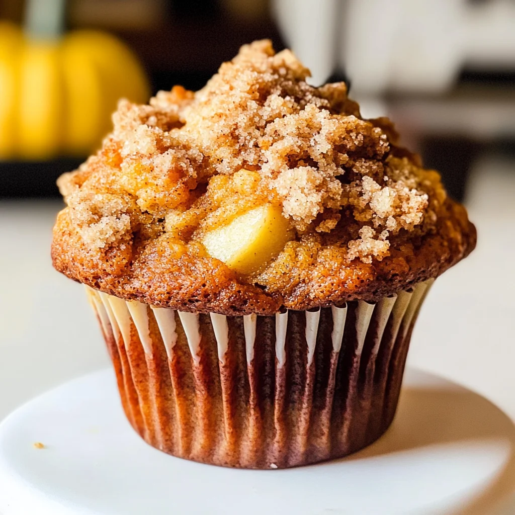 Apple Pumpkin Streusel Muffins Small Batch