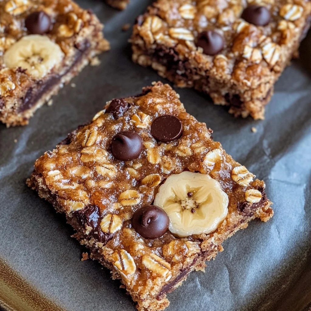Banana Oatmeal Bars