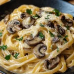Caramelized Leek and Mushroom Gruyere Pasta