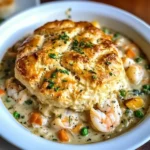 Cheddar Bay Biscuit Seafood Pot Pie: An Incredible Comforting Delight