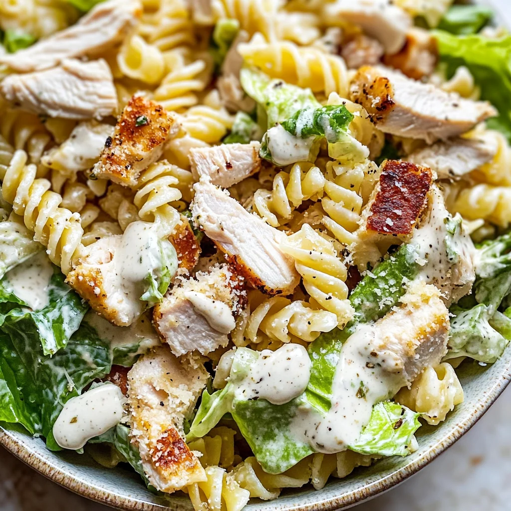 Chicken Caesar Pasta Salad