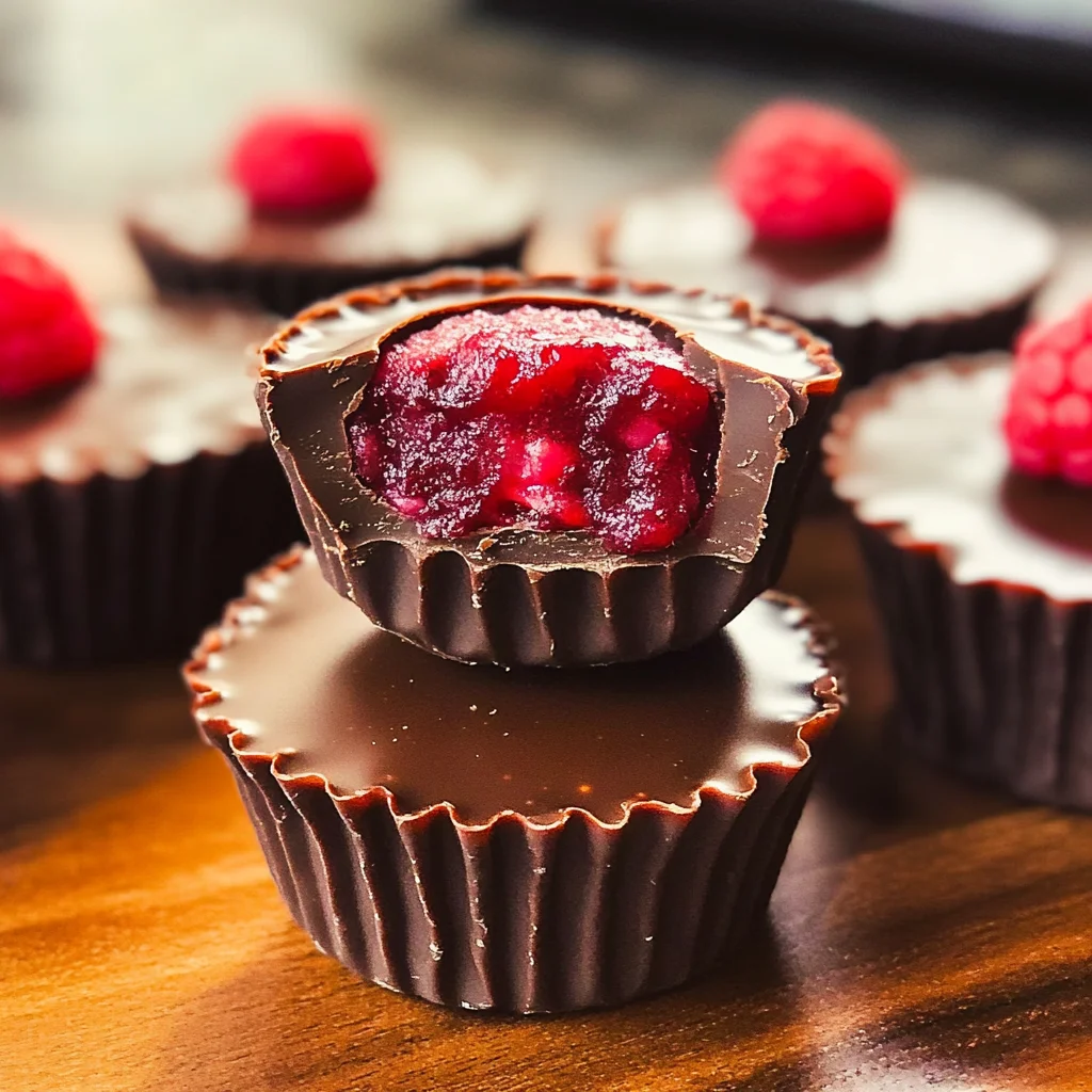Chocolate Raspberry Cups