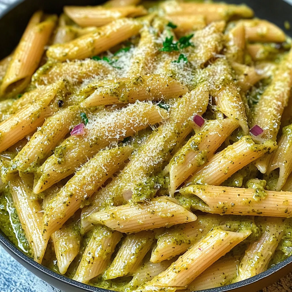 Creamy Pesto Sauce Pasta (Best Easy One Pot Recipe)