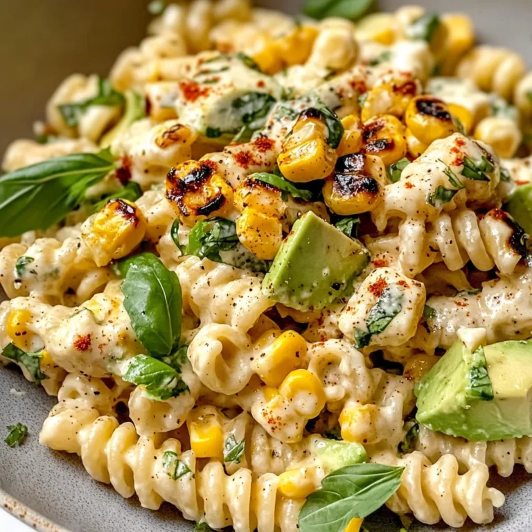Creamy Street Corn Pasta Salad
