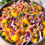 Easy Mango Cabbage Coleslaw