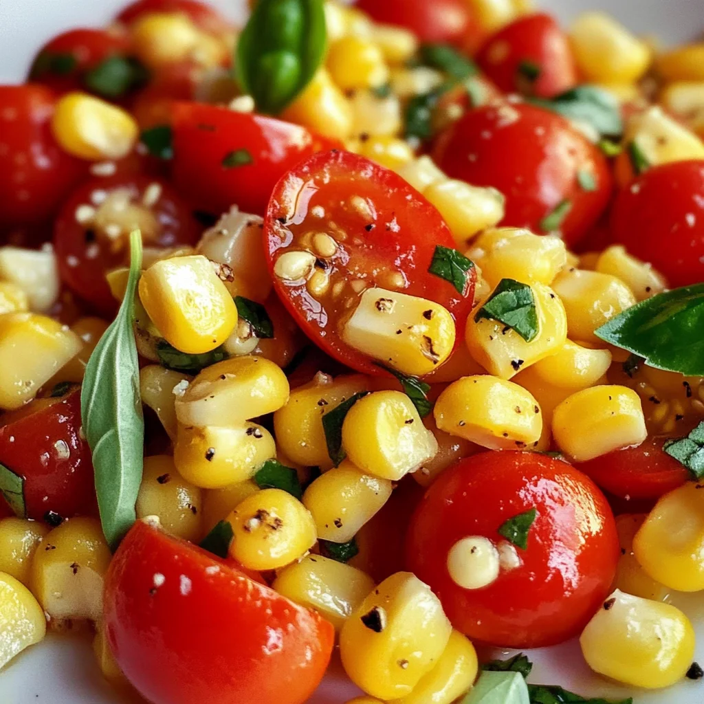 Fresh Corn and Tomato Salad