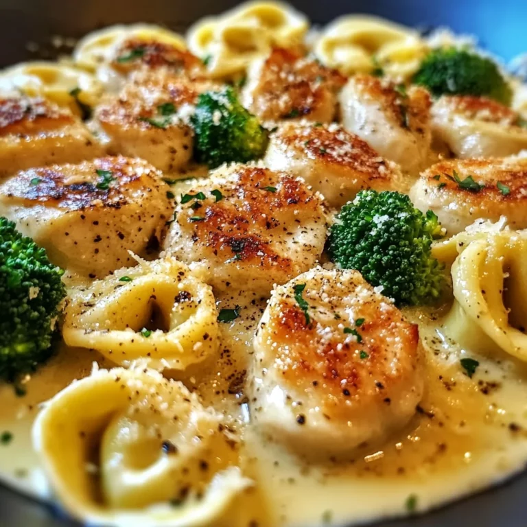Garlic Parmesan Chicken Tortellini