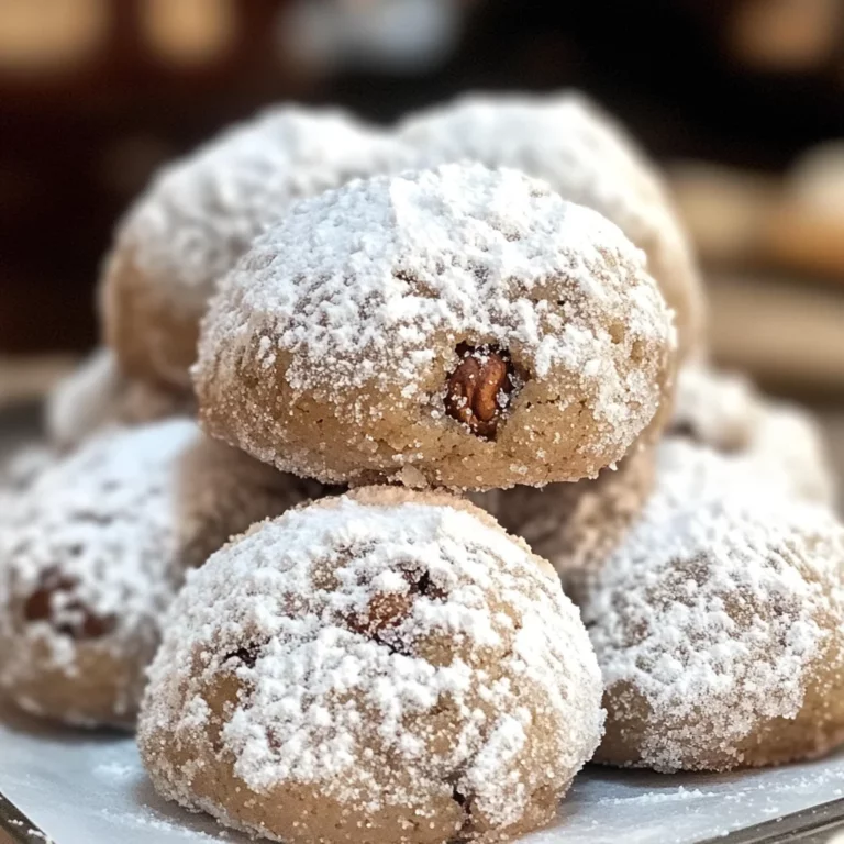Gingerbread Snowball Cookies