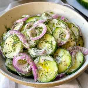Greek Yogurt Cucumber Salad