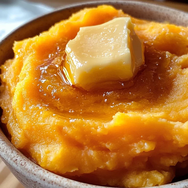 Honey Butter Mashed Sweet Potatoes