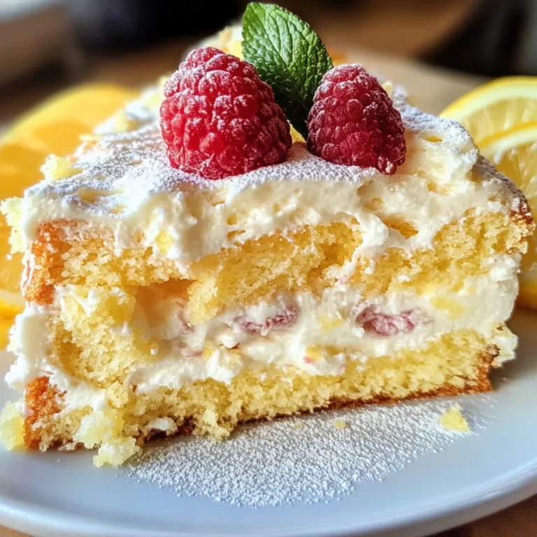 Italian Lemon Cream Cake: A Delightfully Tangy Recipe!