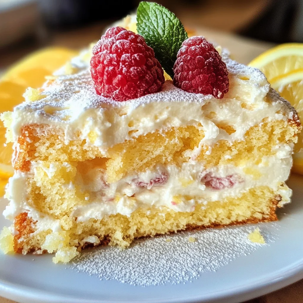 Italian Lemon Cream Cake: A Delightfully Tangy Recipe!