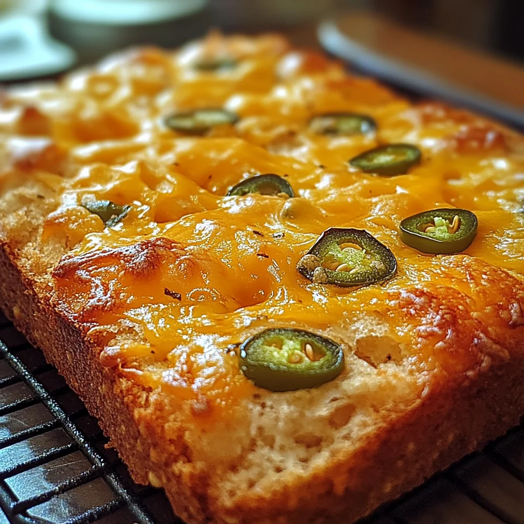 Jalapeno Cheddar Beer Bread