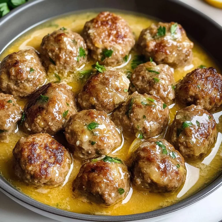 Keftedes In Lemon Sauce