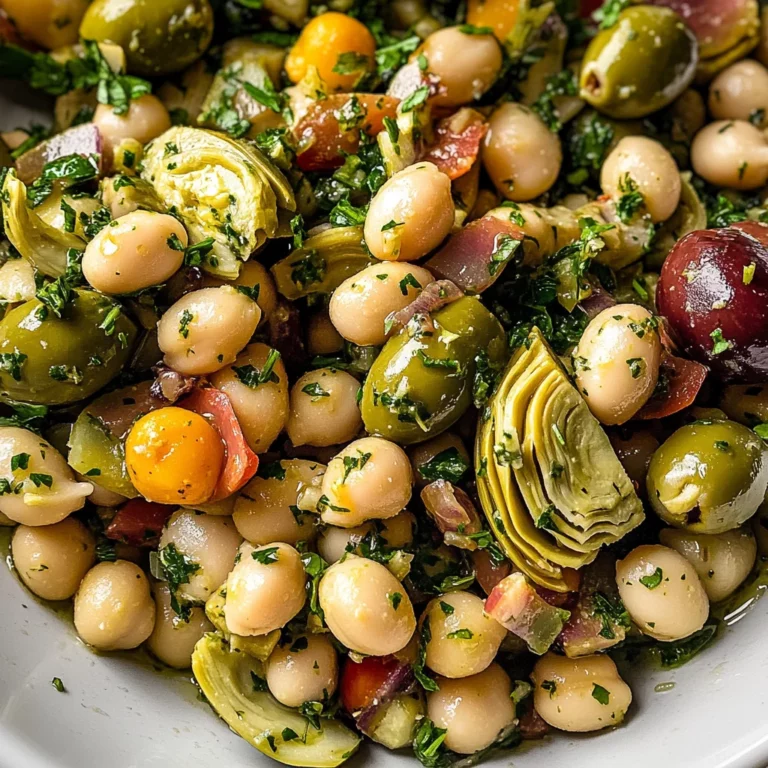 Marinated Za'atar Bean Salad
