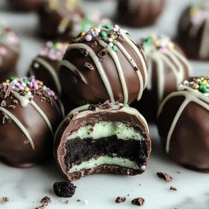 Mint Oreo Truffles