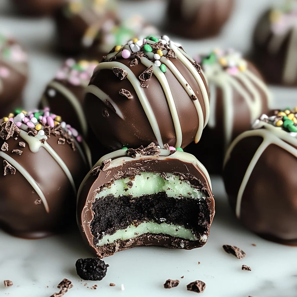 Mint Oreo Truffles