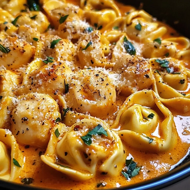 One-Pot Spicy Garlic Butter Chicken Tortellini