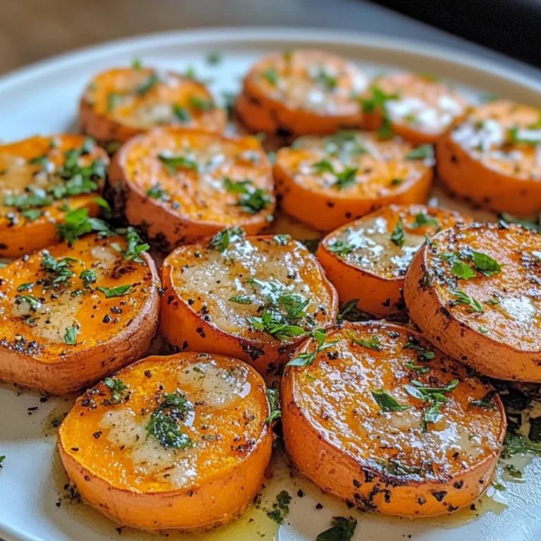Parmesan Herb Sweet Potato Medallions