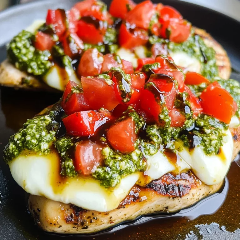 Pesto Bruschetta Chicken