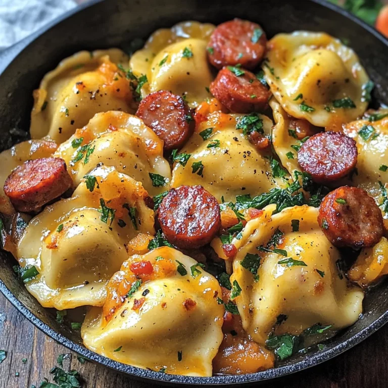 Pierogi Sausage Skillet