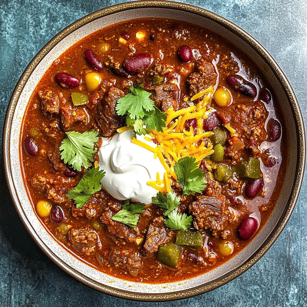 Short Rib and Chorizo Chili Recipe