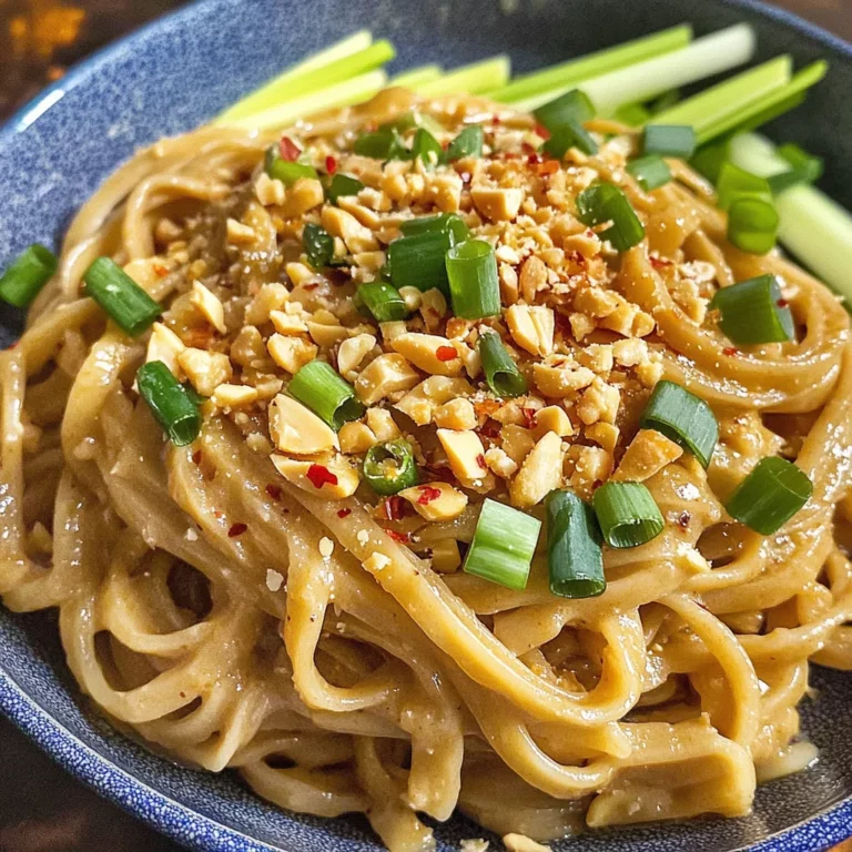 Thai Peanut Noodles Recipe