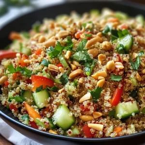 Thai Quinoa Crunch Salad: A Refreshing Healthy Delight!