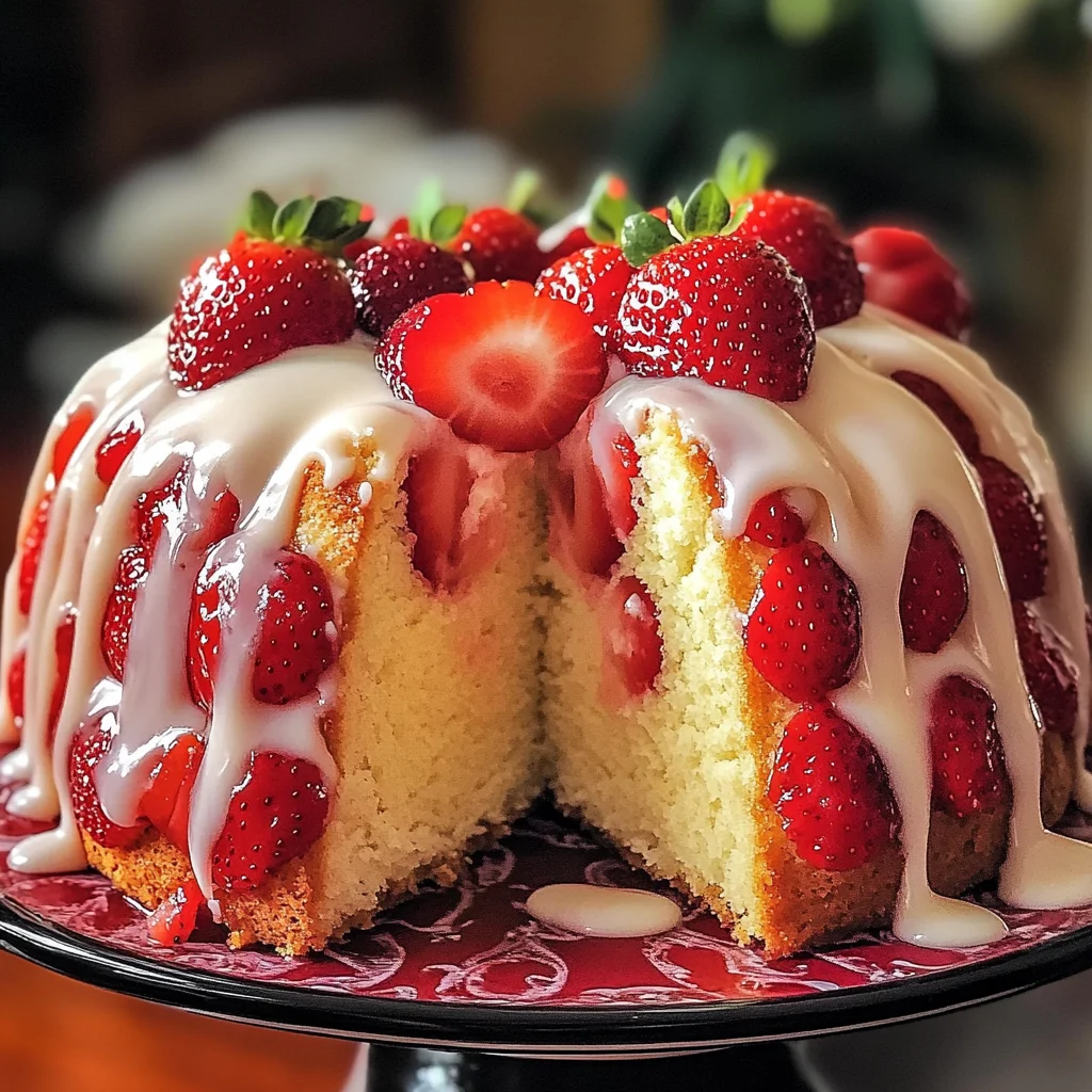 The Ultimate Strawberry Cream Cheese Pound Cake for Any Occasion