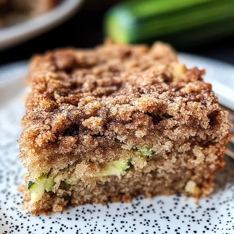 Zucchini Coffee Cake Recipe