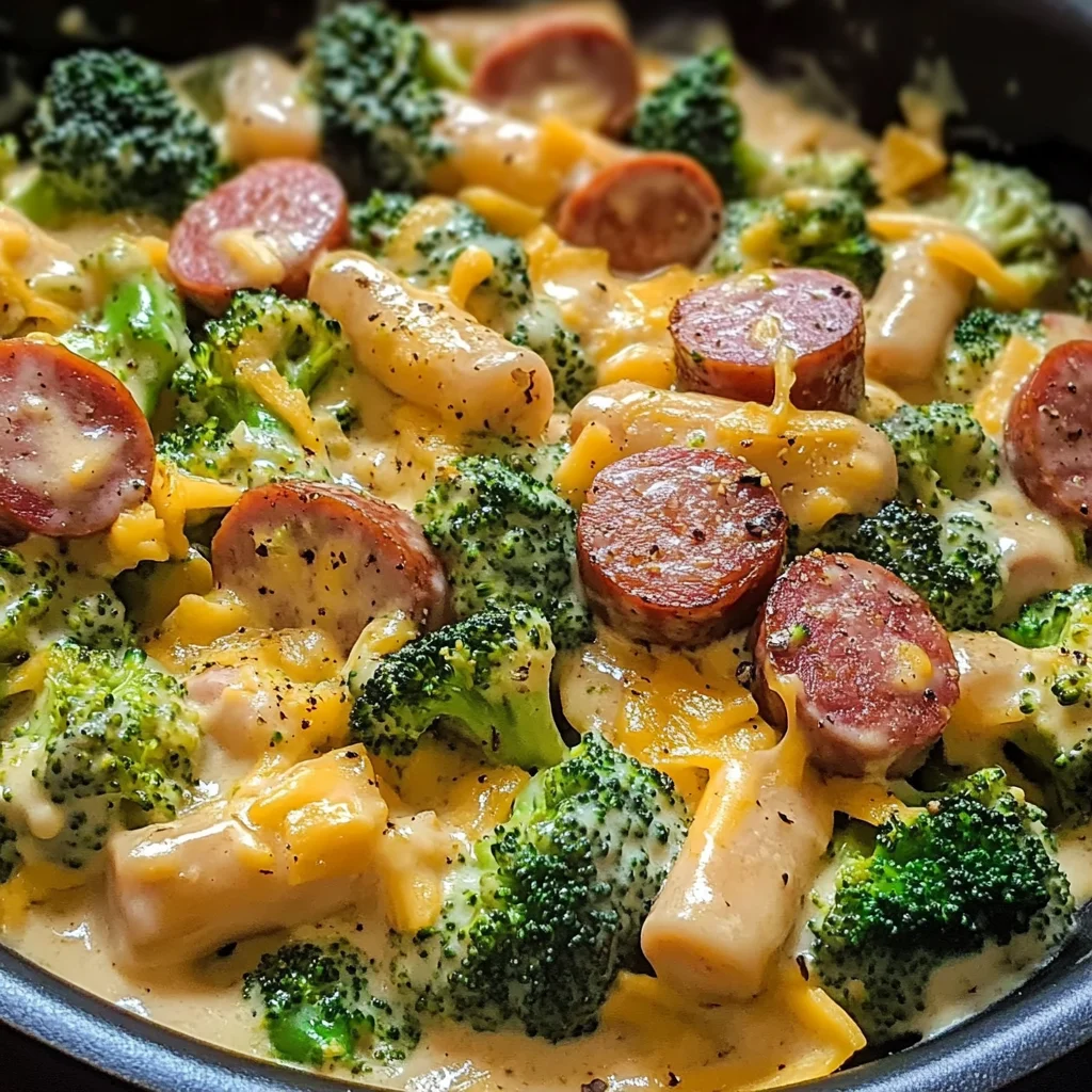 Creamy Kielbasa Broccoli Skillet 30 Minutes Ultimate Delicious
