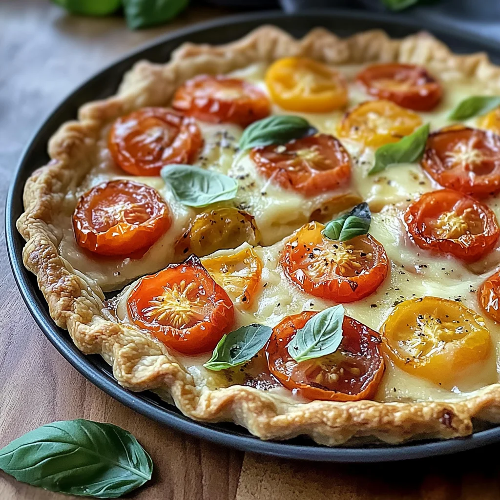 Flavorful Cherry Tomato Pie